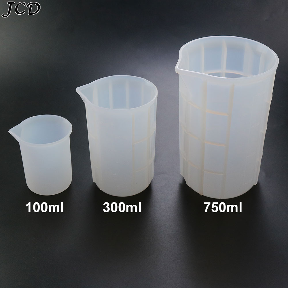 Candle Making Items - JCD 100ML/300ML/750ML Silicone Measuring Cup With