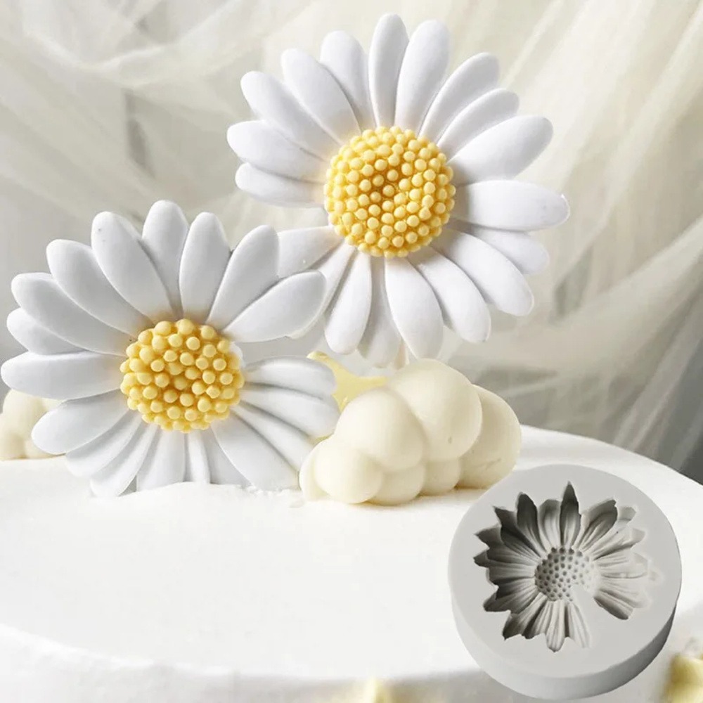 Candle Making Items - 3D Daisy Flower Mold Sun Flower
