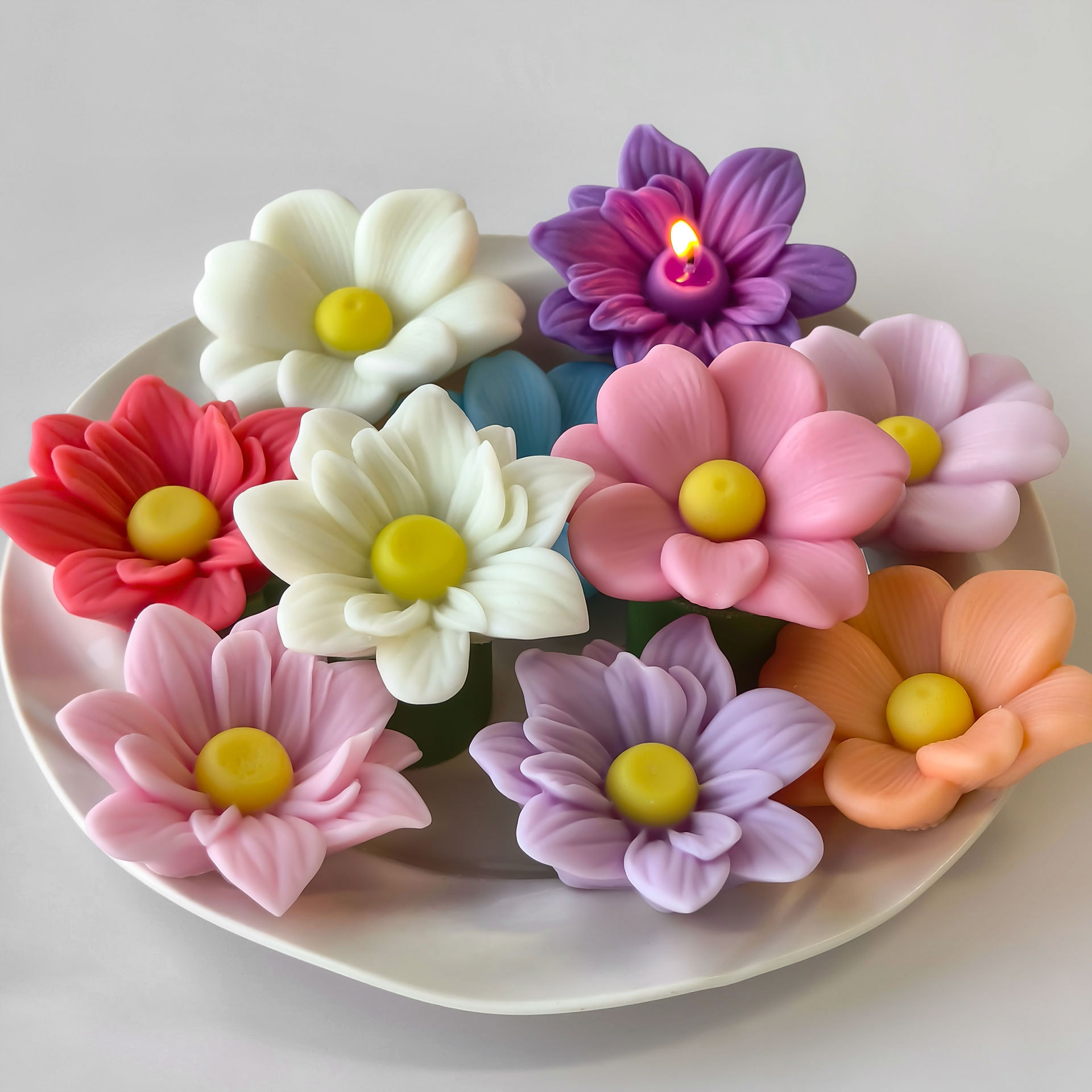 DIY Flowers Aroma Candle Silic - огляд і ціна Candle Making Party