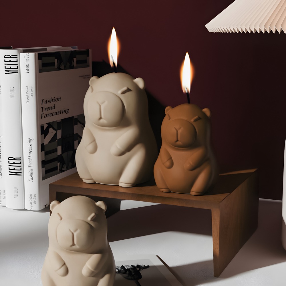 Standing Capybara Scent Candle - огляд і ціна Candle Making With Beeswax