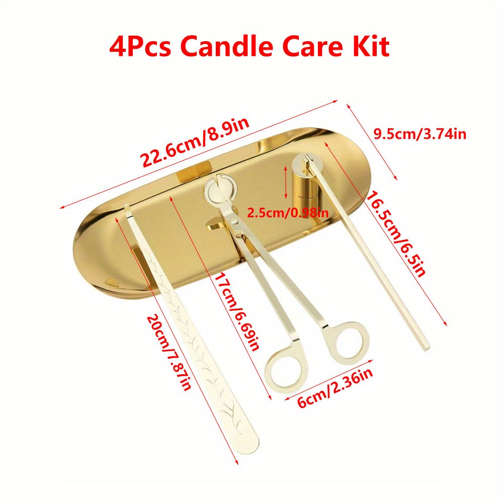 4pcs/set Luxury Candle Care Ki - огляд і ціна Candle Making Items