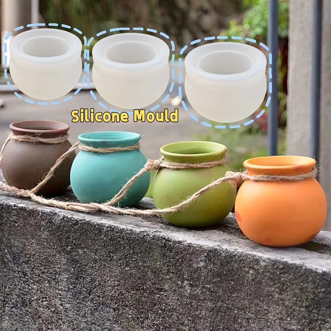 Silicone Flower Pot Molds, Res - огляд і ціна Candle Making Items