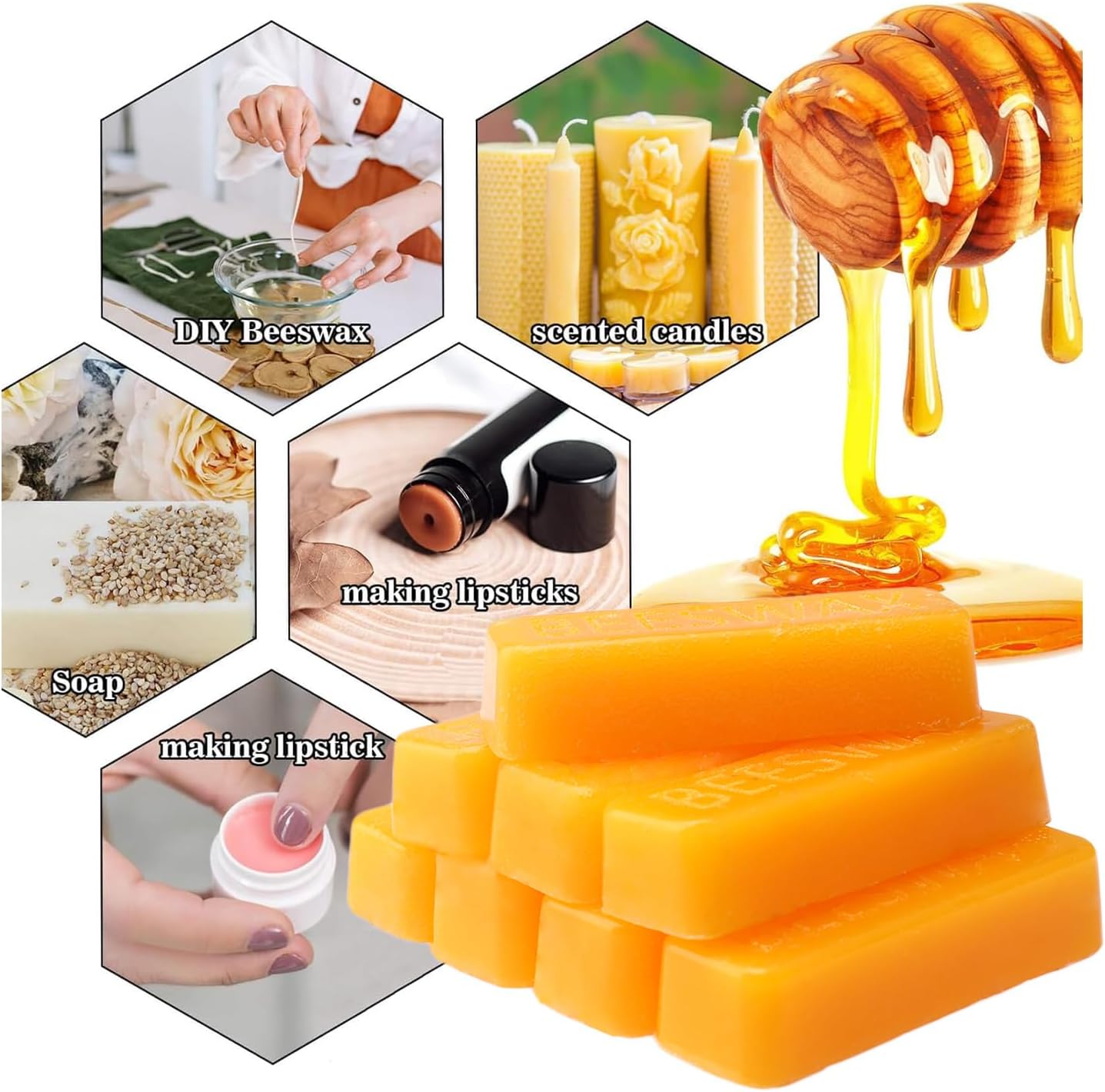 Beeswax Bar, Candle Wax Block  - огляд і ціна Candle Making With Beeswax