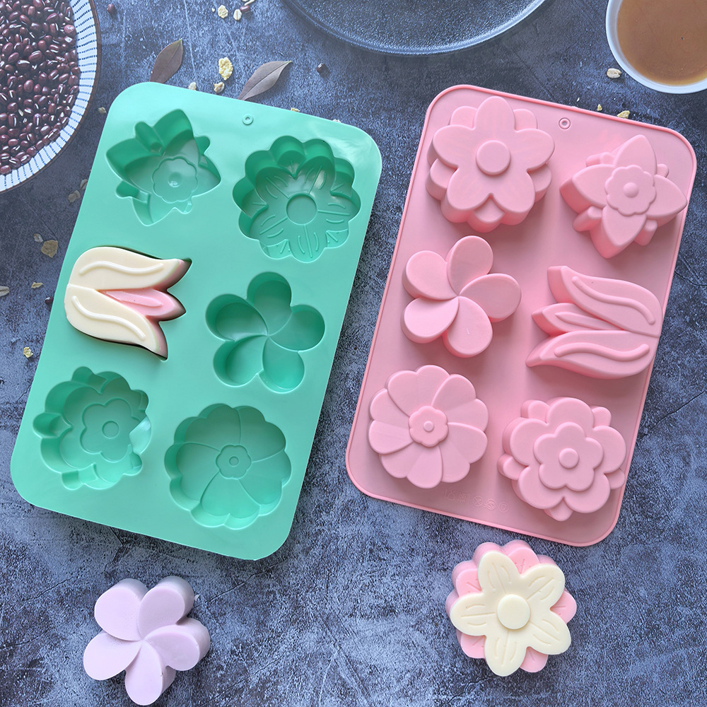 kinds Flower Silicone Molds Di - огляд і ціна Candle Making Party