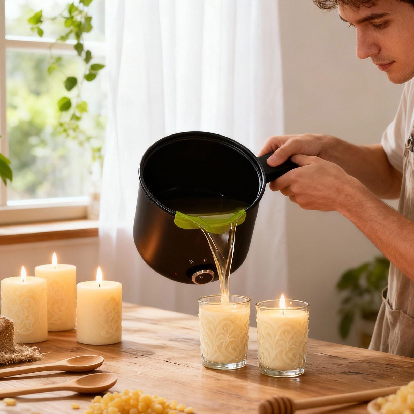 Candle Wax Melting Pot 1.5L La - огляд і ціна Candle Making With Beeswax