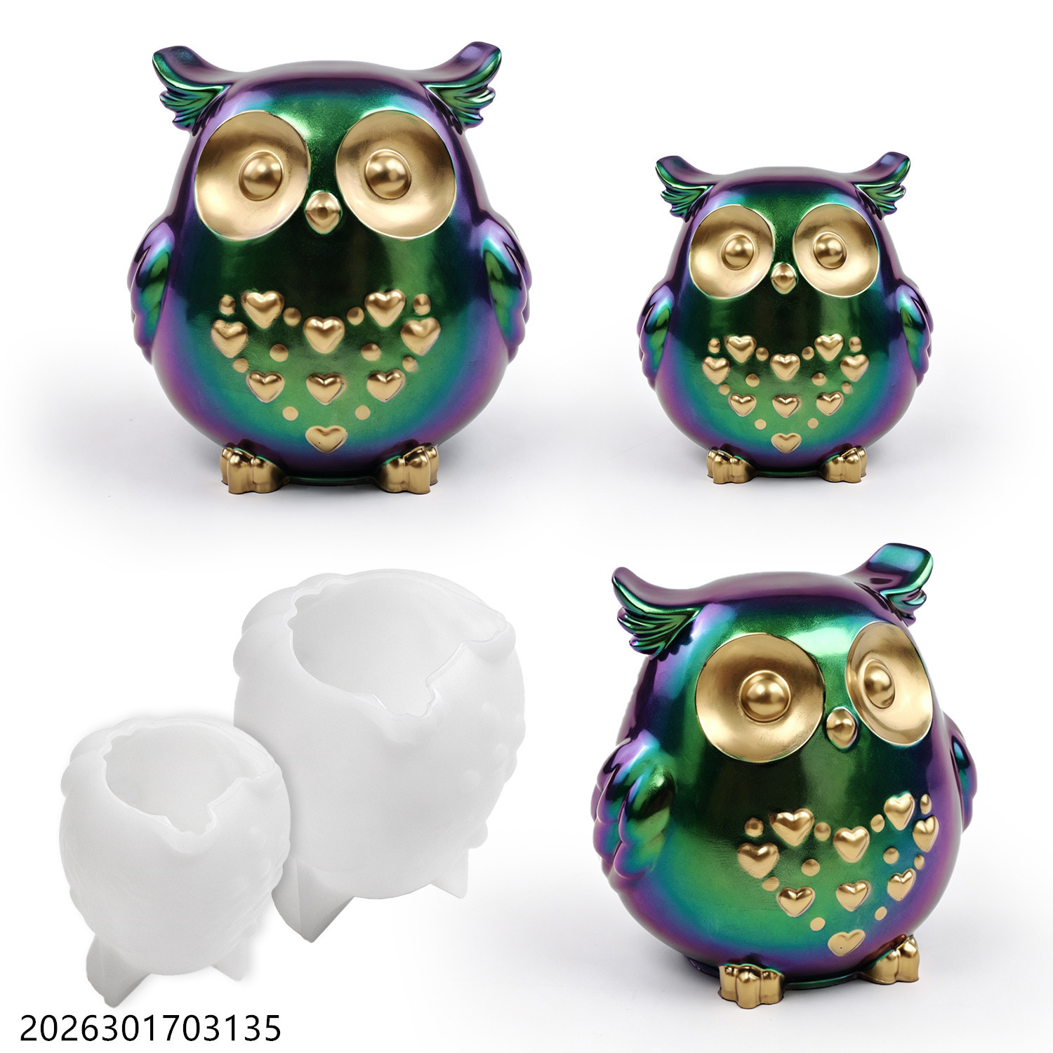 Owl Silicone Mold 3D Bird Shap - огляд і ціна Candle Making Items