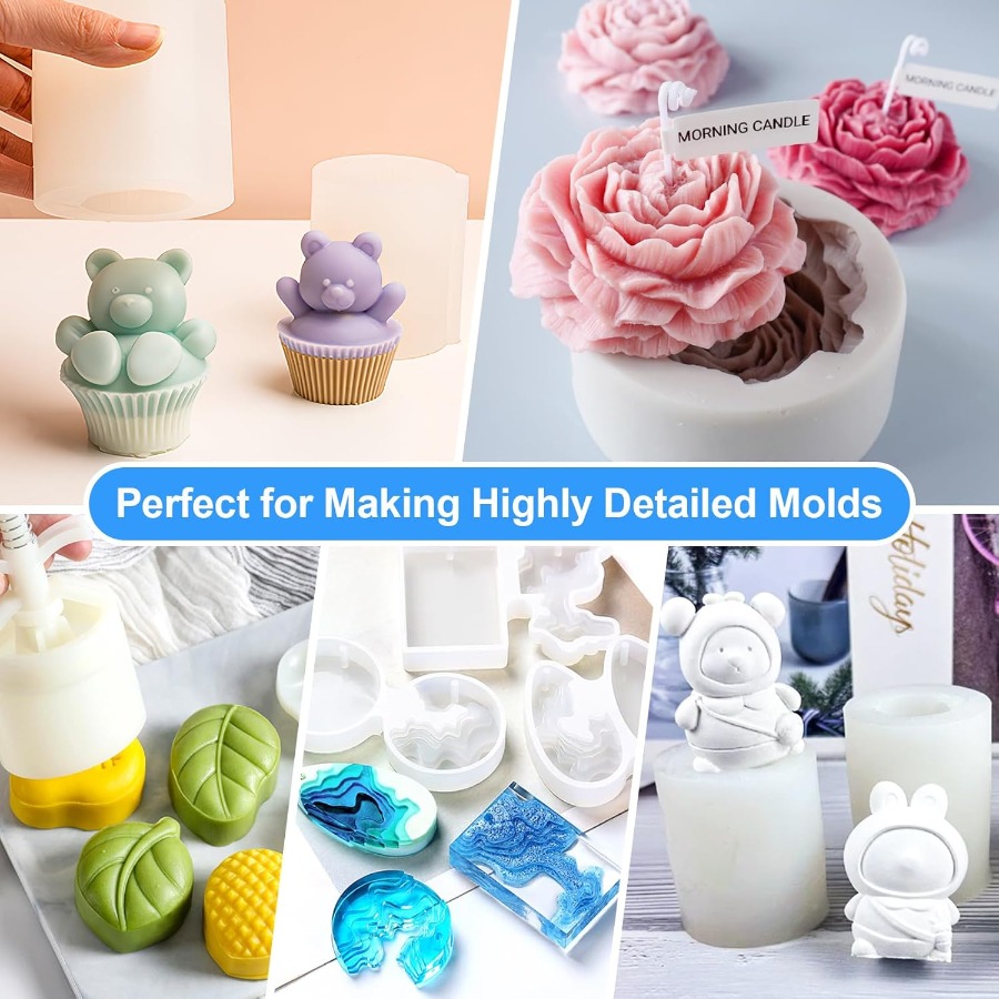 Silicone Mold Making Kit, 38.8 - огляд і ціна Candle Making Items