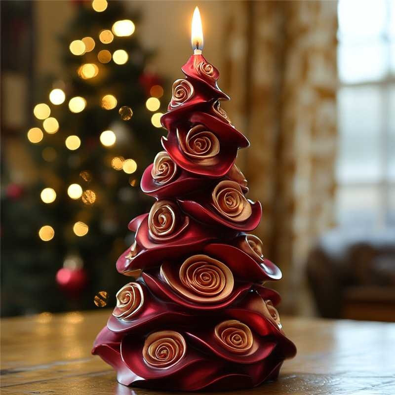 3D Christmas Tree Candle Silic - огляд і ціна Candle Making Party