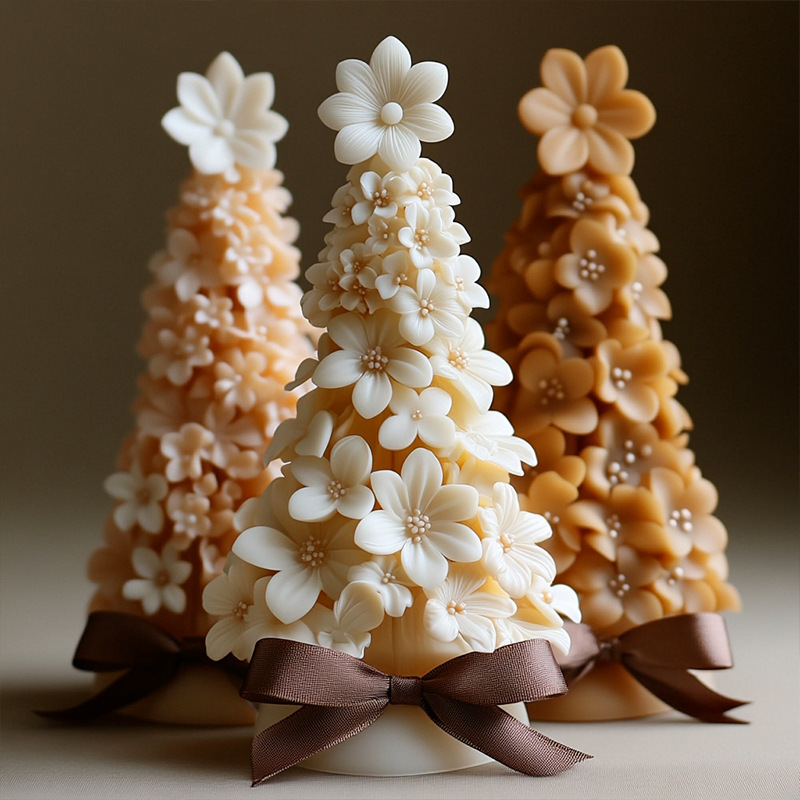 3D Christmas Tree Candle Silic - огляд і ціна Candle Making Party